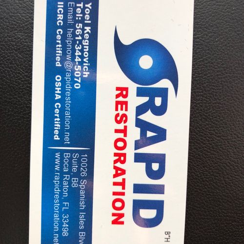 I have recently use the services of rapid restore 