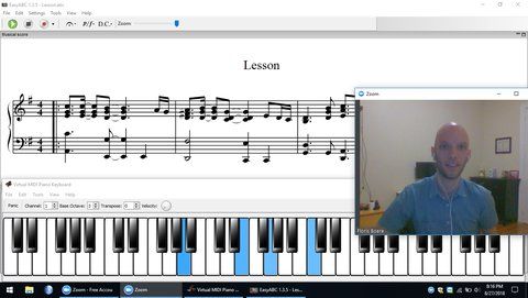 I have been taking online piano lessons with Flori