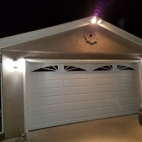 Had two outdoor lights outside my garage.  They ha