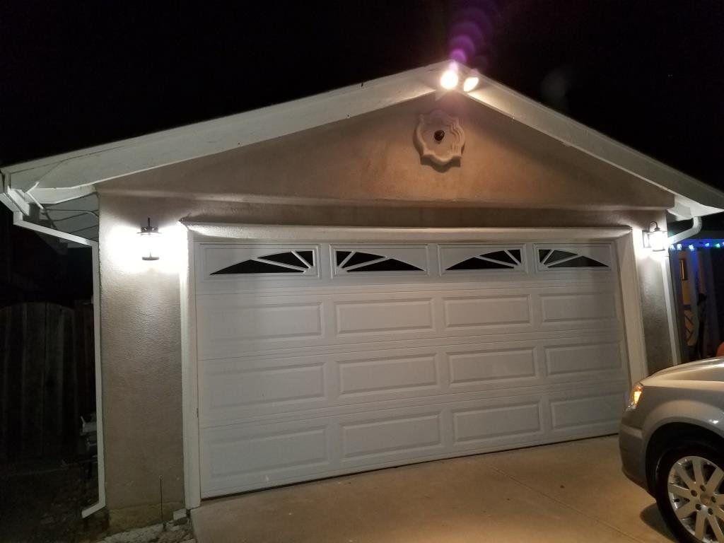 Had two outdoor lights outside my garage.  They ha