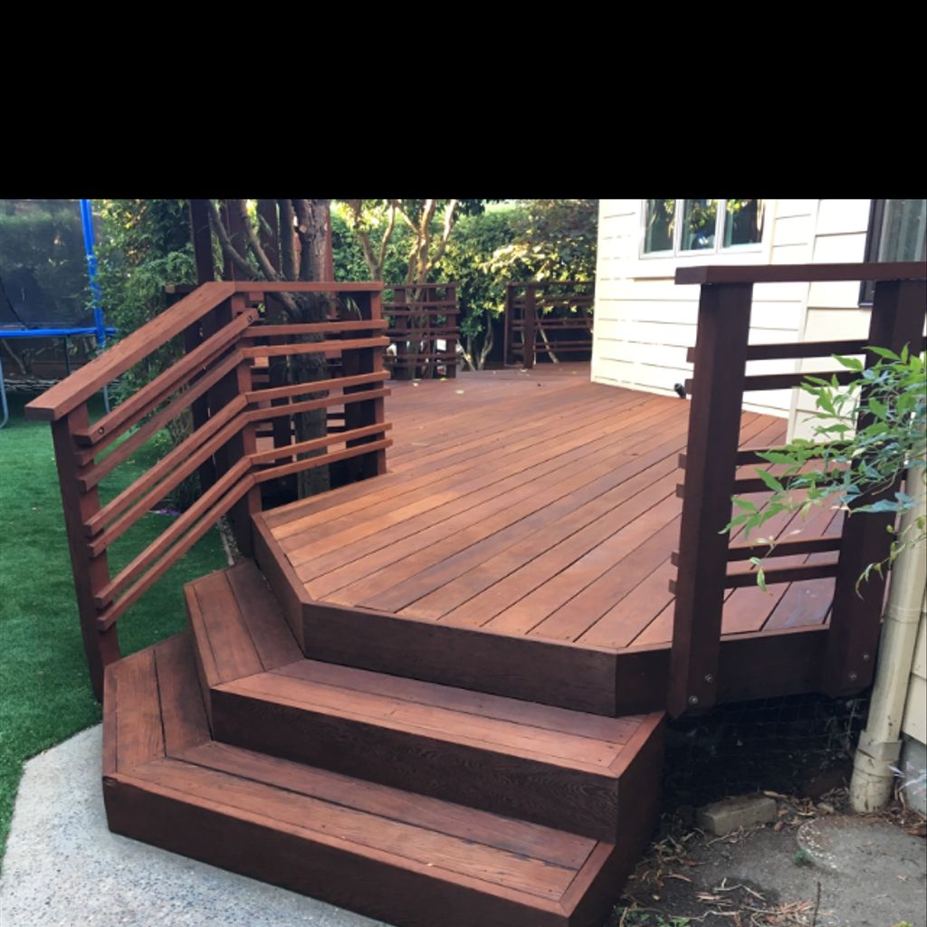 Deck Staining and Sealing project from 2018