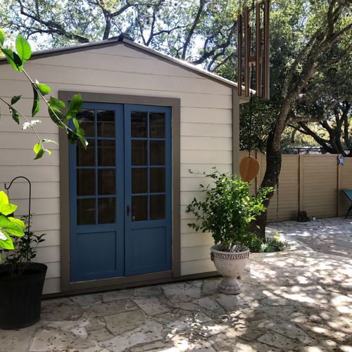 Pablo and crew did a fantastic job on my She Shed.