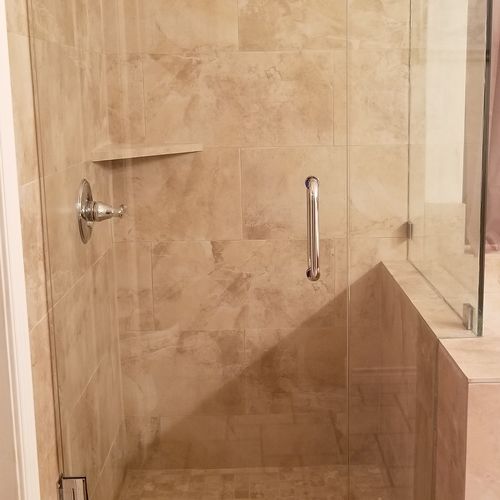 When I posted my shower remodel project, Carlos wa