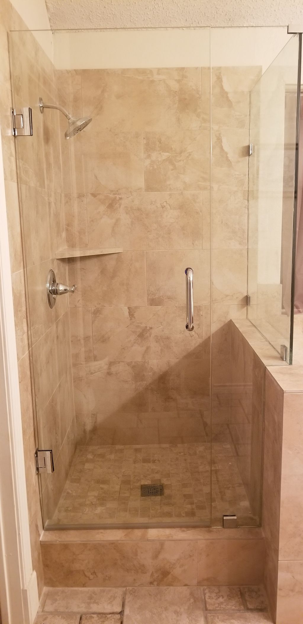 When I posted my shower remodel project, Carlos wa