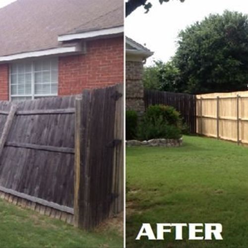 I am very pleased with my Fence he was honest and 