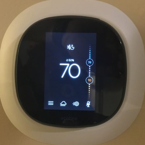 Great Service! Installed three ecobee4 Smart Therm
