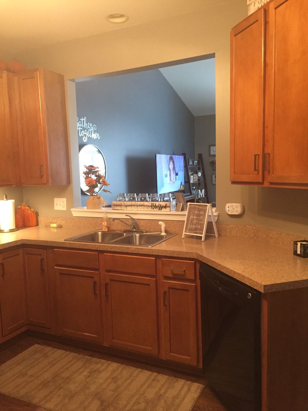 Our cabinets look incredible as our kitchen use to