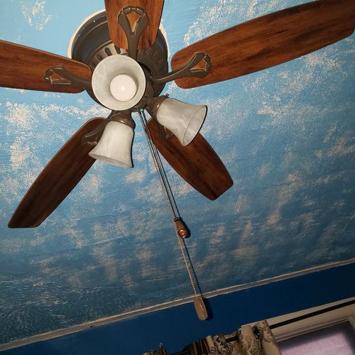 Called to get my fan installed.  Came over the fol