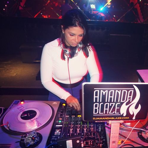 Amanda Blaze is a great DJ! She plays all types of