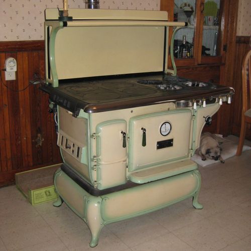 I had a very heavy cast iron stove from 1924 to ta