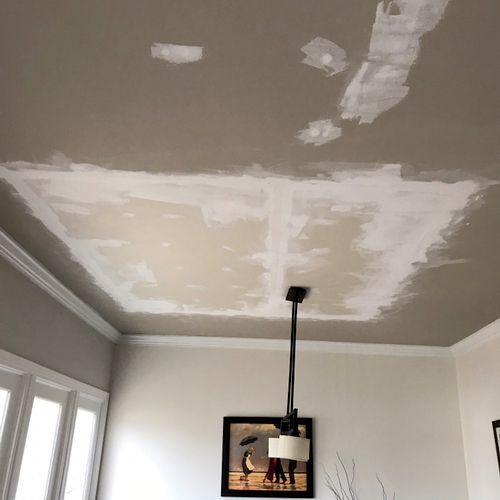 We needed to have our ceiling patched/mudded and t