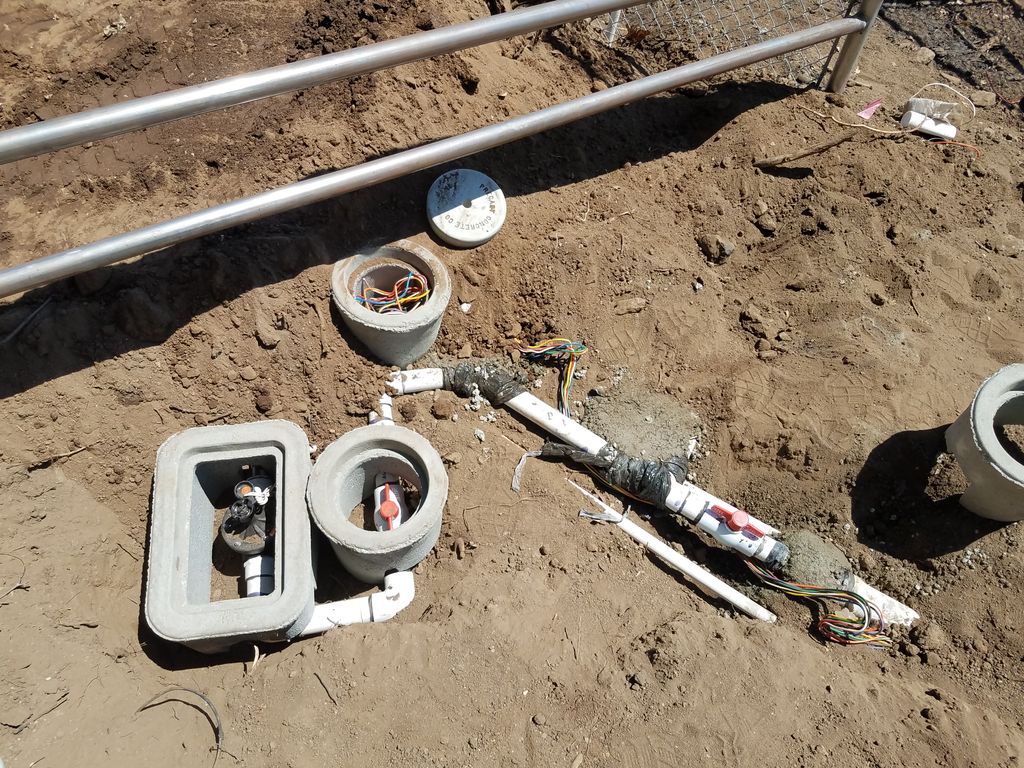 valve install for tree bubblers