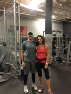 Training can be a family affair - with son Clint!
