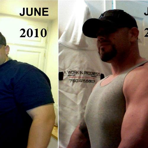 Actual client transformation photos