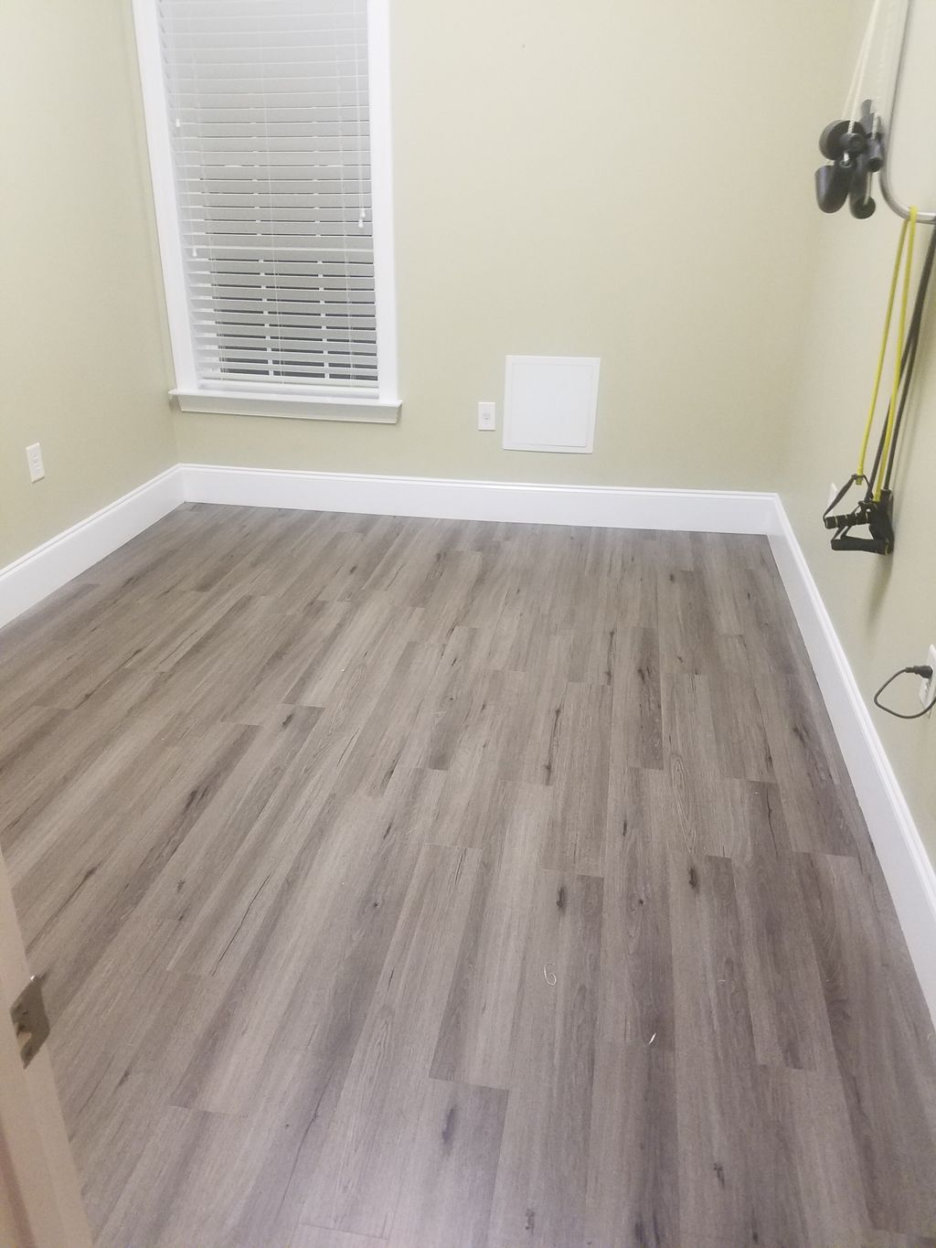 luxury vynal tile installed at a drs.office