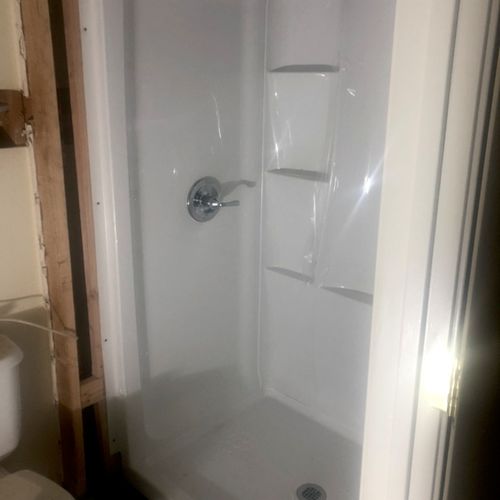 All done / new shower