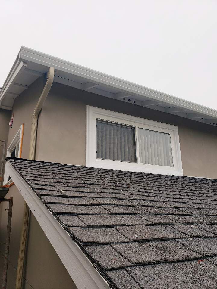2019 Feb. New gutter and Downspouts in San Rafael