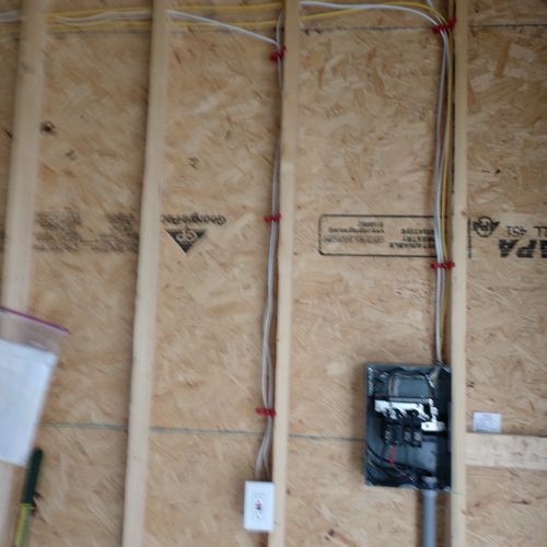 Wiring for detached garage