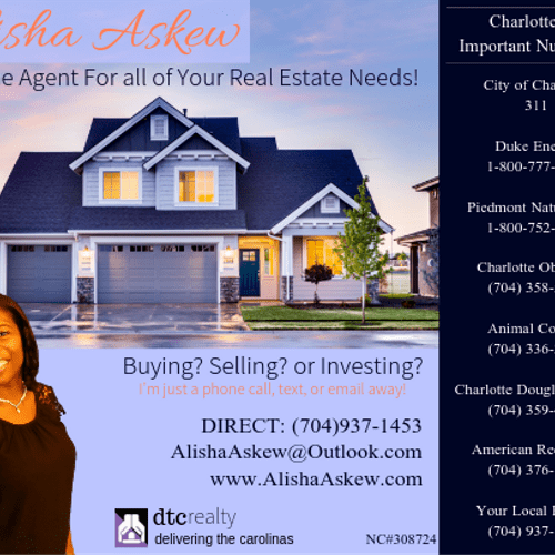 The Agent for all of Your Real Estate Needs!