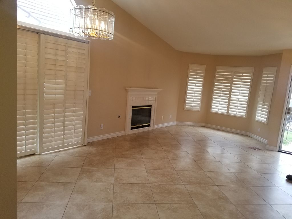 Front living space cleaned, disinfected 