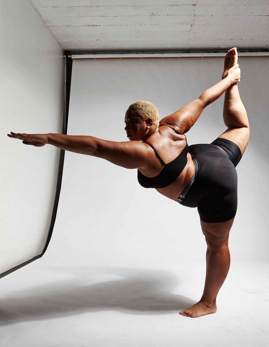 Standing bow pulling pose - some benefits are that