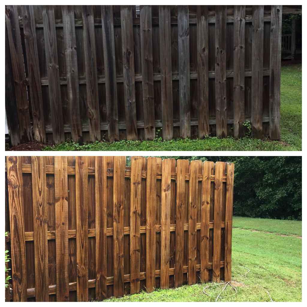 Fence cleaning