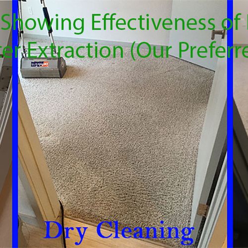 Hot Water Extraction vs. Dry Cleaning Carpet