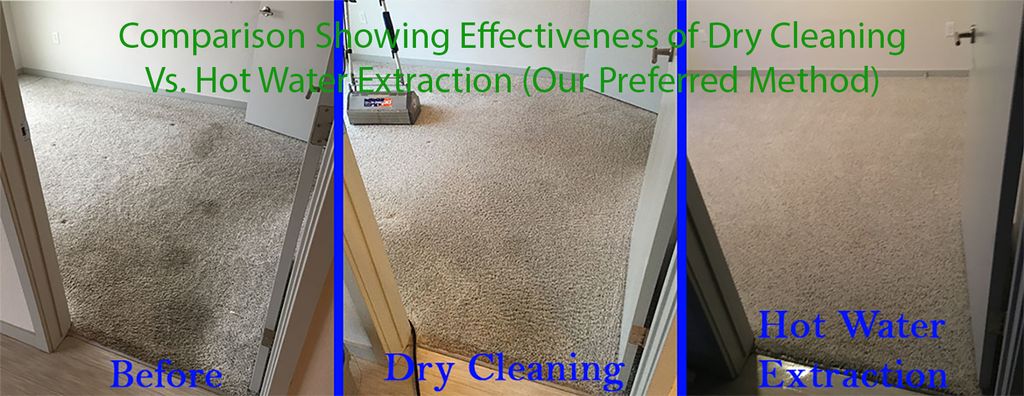 Hot Water Extraction vs. Dry Cleaning Carpet