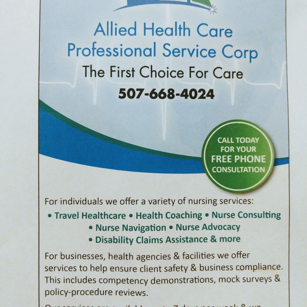 Allied Nursing and Consulting Services