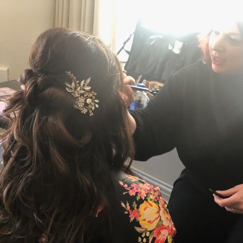 Working with Amy for makeup on my wedding day was 