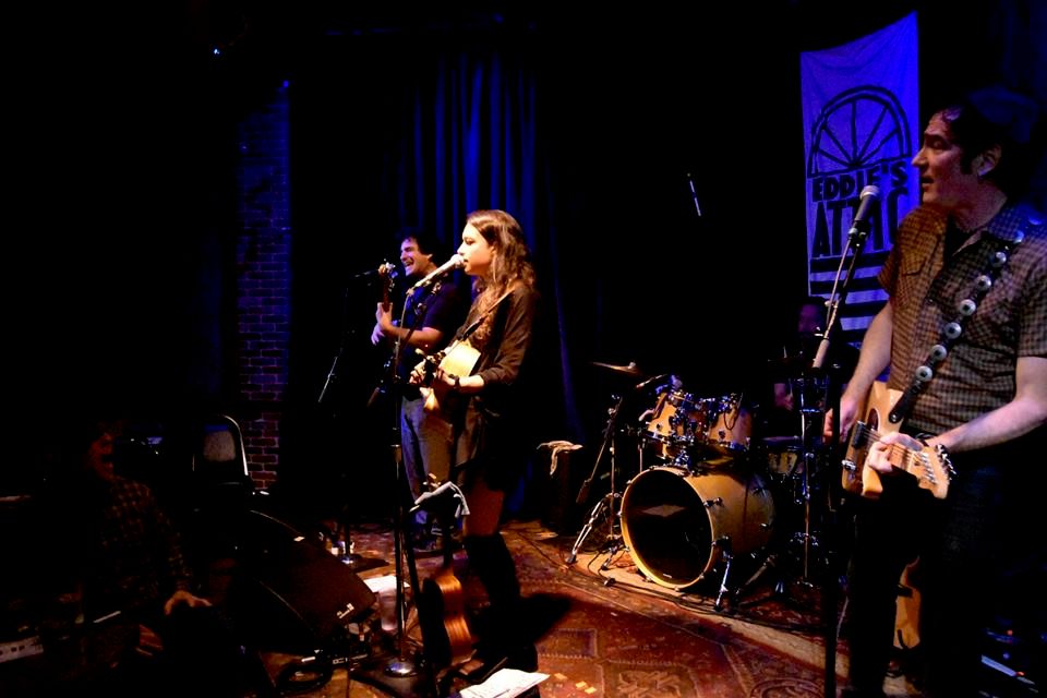 Eddie's Attic gig with Mia (student)