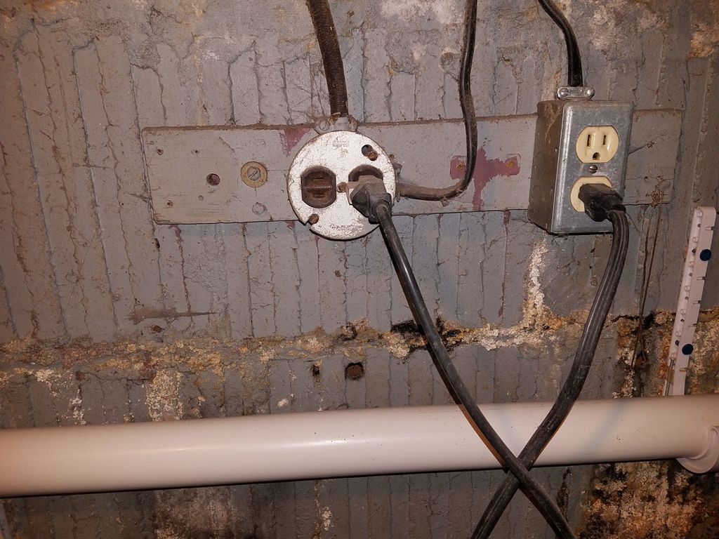 electrical receptacle for washer. Problem? not gro