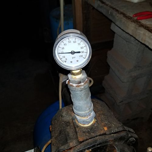 well water pressure low 