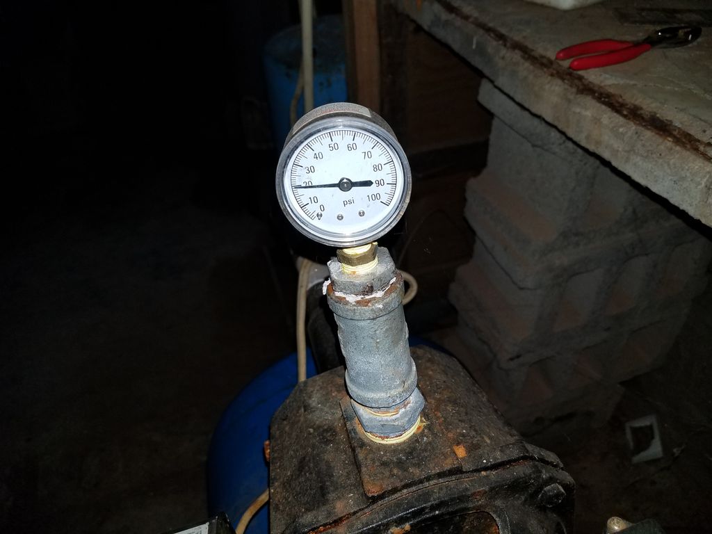 well water pressure low 