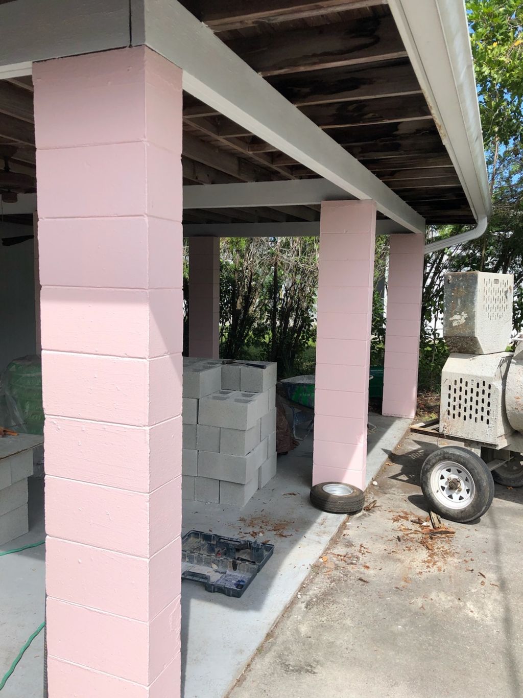 carport turned into garage