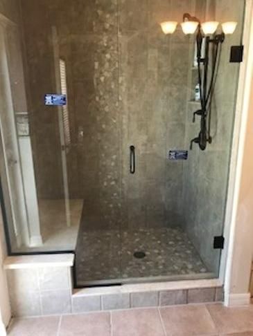 This was a garden tub now a shower!