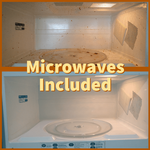 Yes we clean microwaves.