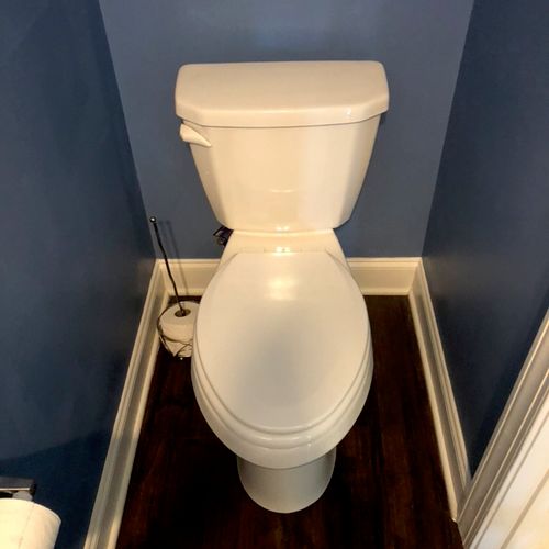 New toilet install