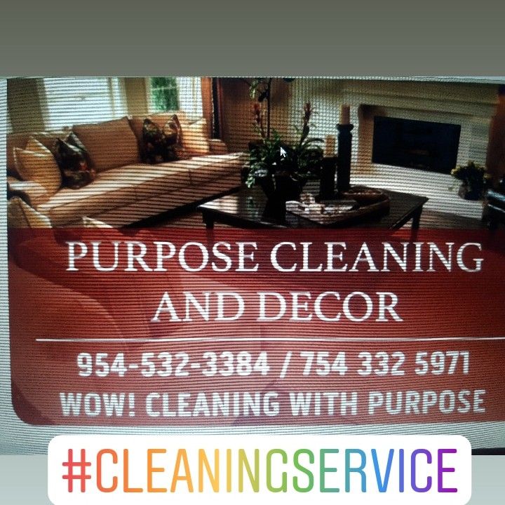Purpose Cleaning and Decor Inc