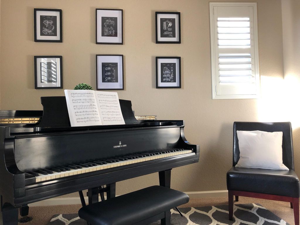 Previous in-home studio located in Sacramento, Cal