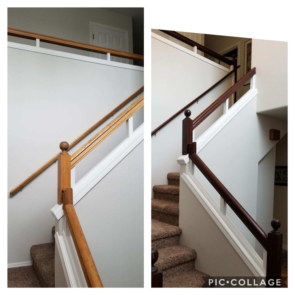 Banister refinishing 