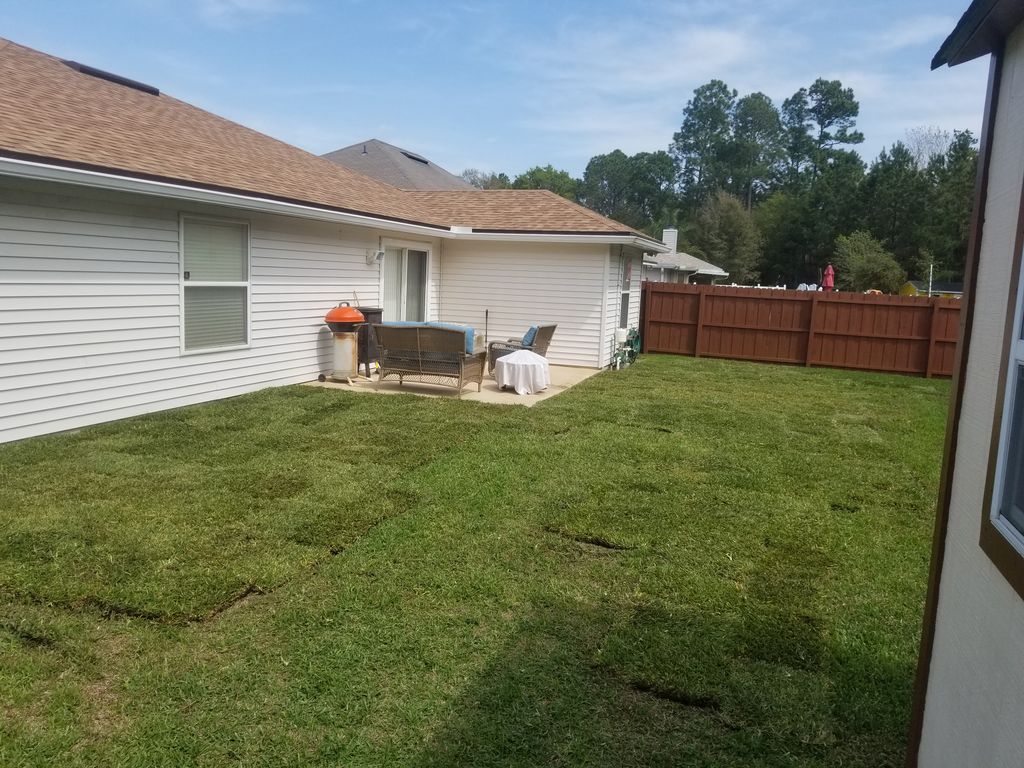 (After) Dead Terf Removed An Replaced With New Sod