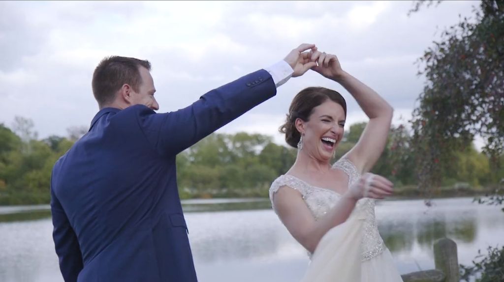 Wedding photos at Stephens Lake Park, Columbia, MO