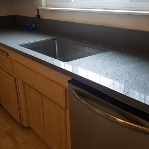 Fidel did amazing. The countertops he installed ca