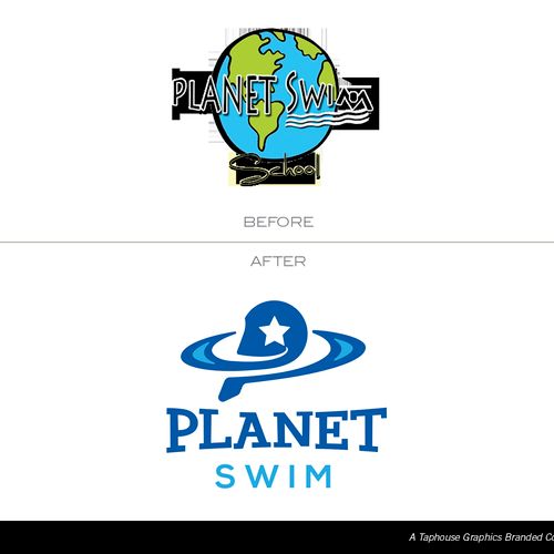 Planet Swim rebrand | Before & After