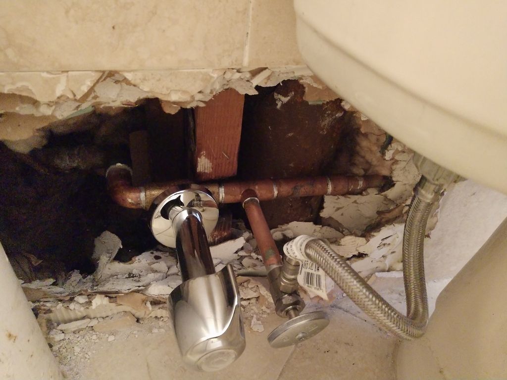 new shut off for the bathroom