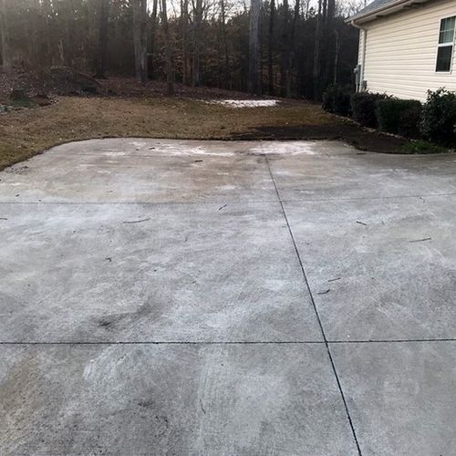 We had a driveway pad that was improperly installe