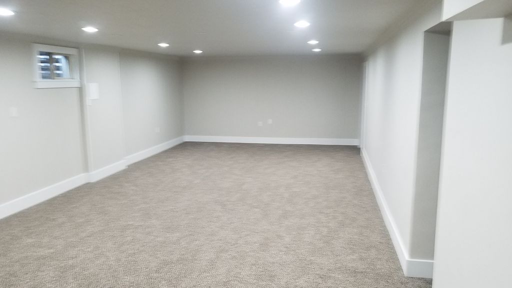 After pics of a basement remodel!  
