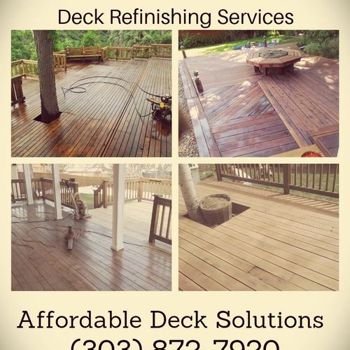 Deck Refinishing Service 