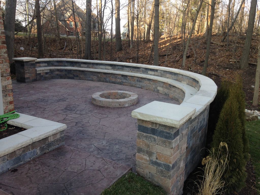 Patio with Seating & Fire pit
